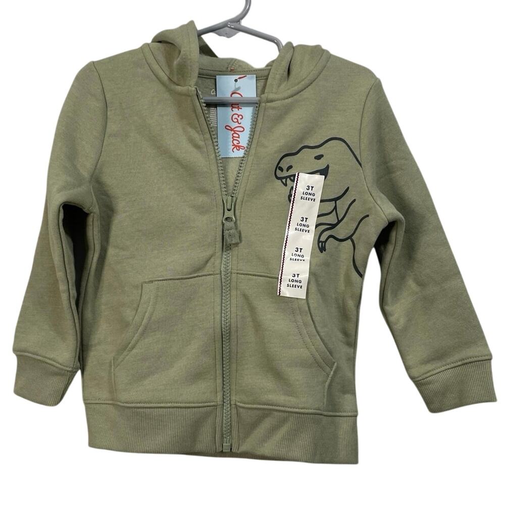 Cat & Jack 3T Dinisaur Zip up